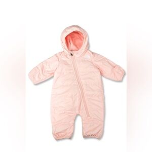 The North Face Light Pink Kids Puffer Snowsuit